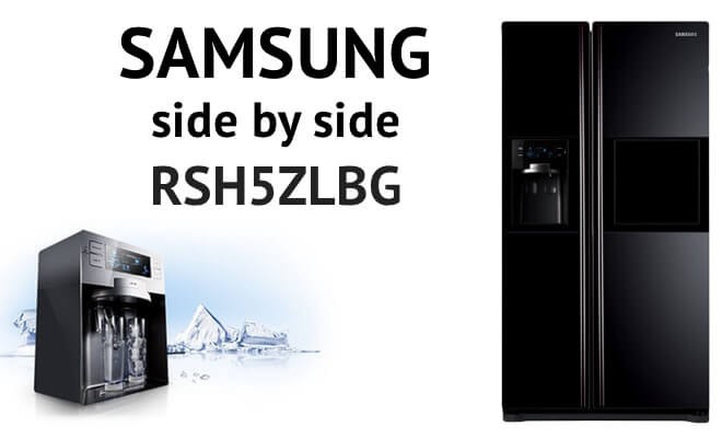 lodówka Samsung side by side z kostkarką i dozownik wody