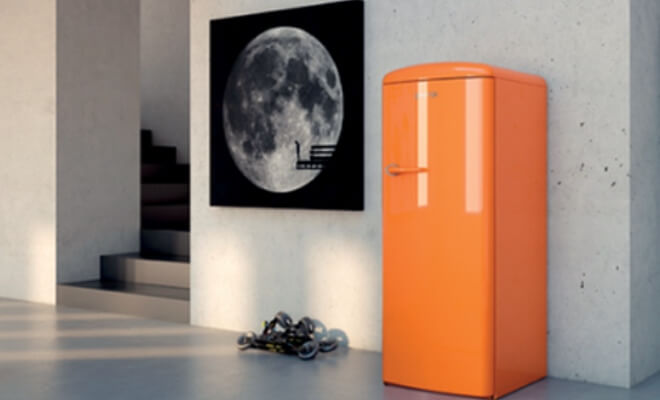 rewelacyjnie wyglądająca lodówka retro Gorenje